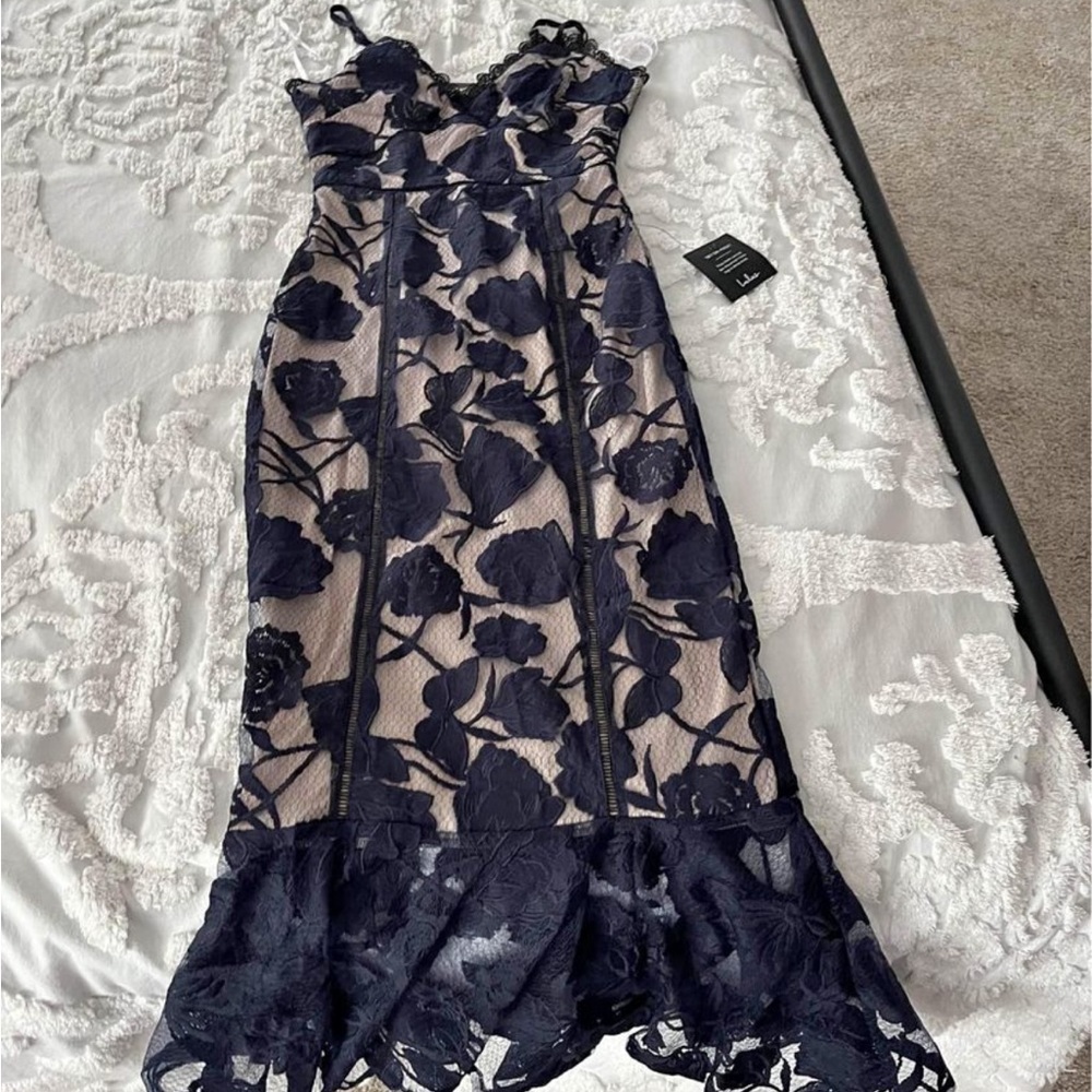 Navy blue dress